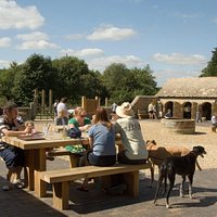 Top Lodge visitor centre courtyard