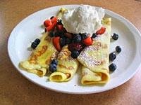 Fresh Fruit Crepes (Seasonal)