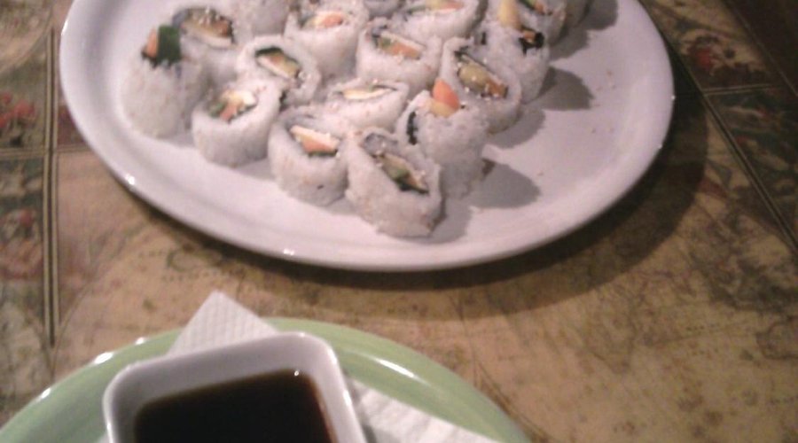 Vegetarian Sushi roll