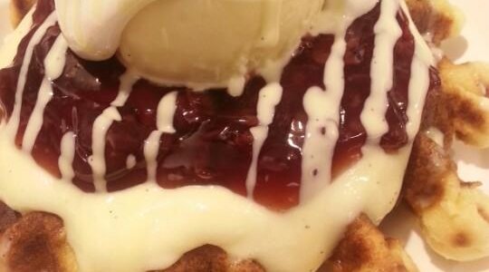 waffle vanilla berry
