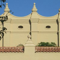 Brophy Chapel-pt of the roof
