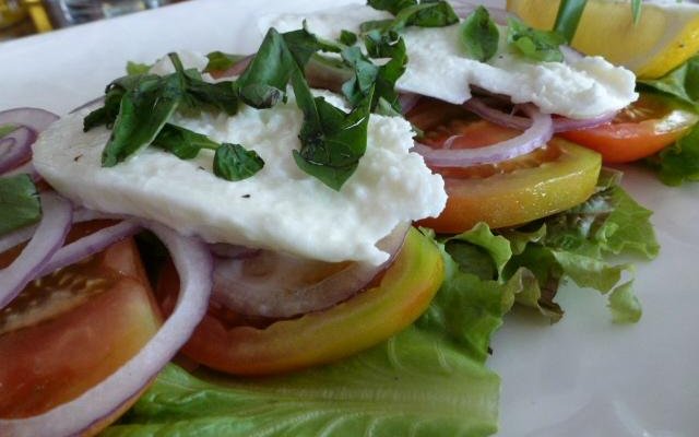 Caprese with fresh Mozzarella