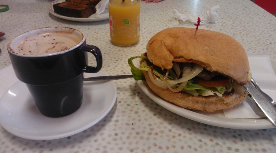 Fresh Made Hamburger - great value at around $8
