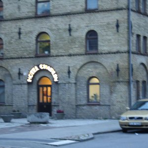Hotel Chaplin i en historisk fin byggnad
