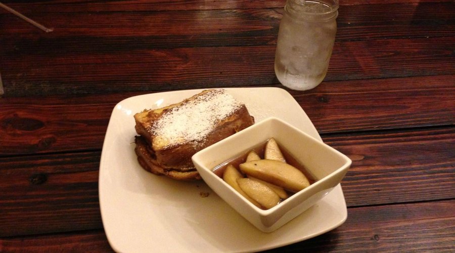 French Toast with Apple Sorghum Syrup