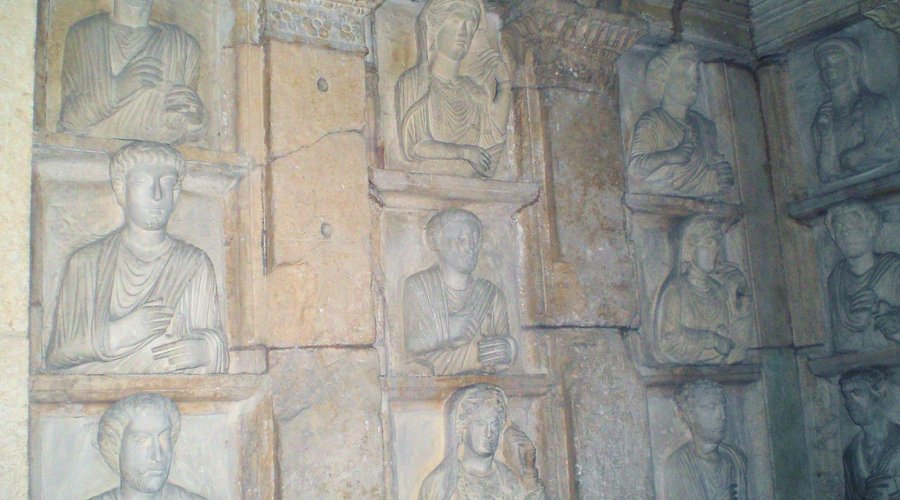 Museo Nacional de Damasco tumbas del valle de las tumbas de Palmyra
