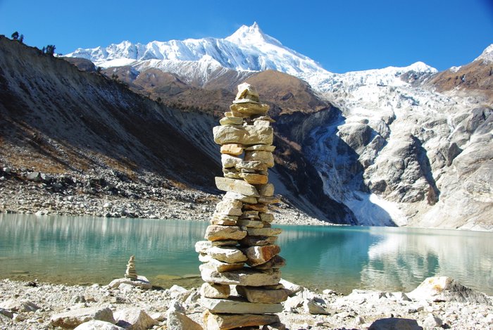 view of Birendra Lake In Manasalu Region
