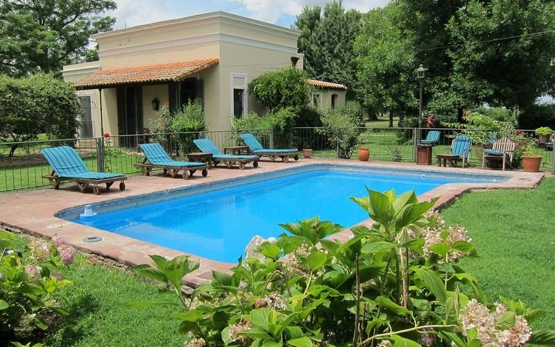 pool and rooms