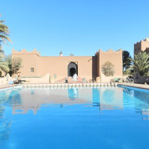 Hotel Tabarkat in Zagora, image may contain: Villa, Resort, Hotel, Hacienda