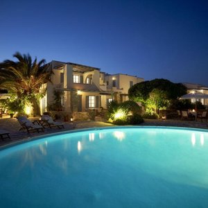 Villa Marandi in the evening
