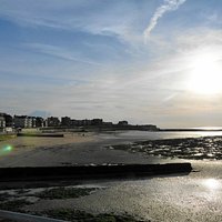 St Mildred's Bay at low tide