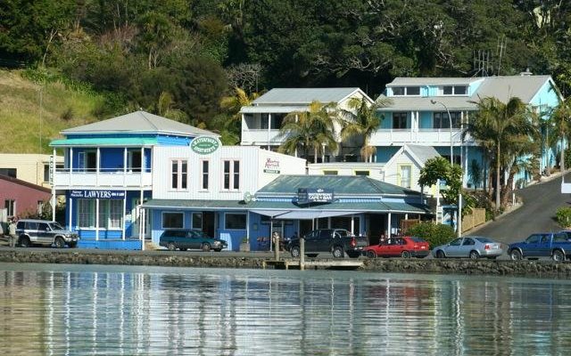 The Waterfront Apartments from the harbour