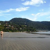 vista geral da praia