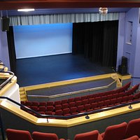 veiw of the stage from the balcony seating