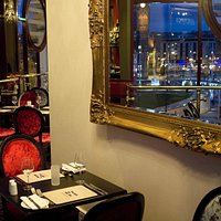 A quiet corner of Restaurant 1914 is available for those more private moments