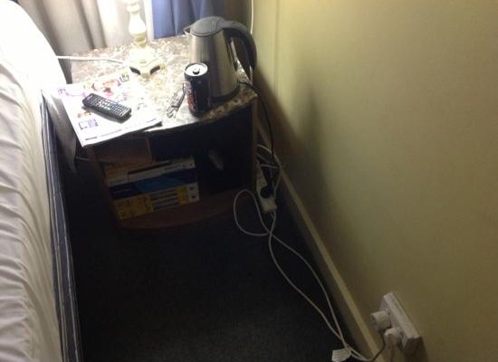 powerboard for airconditioner and where we had to boil the jug
