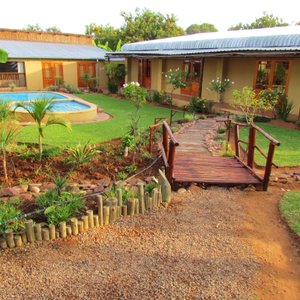 Hall (weddings etc) and pool
