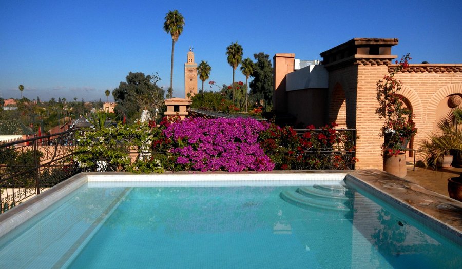 Rooftop pool