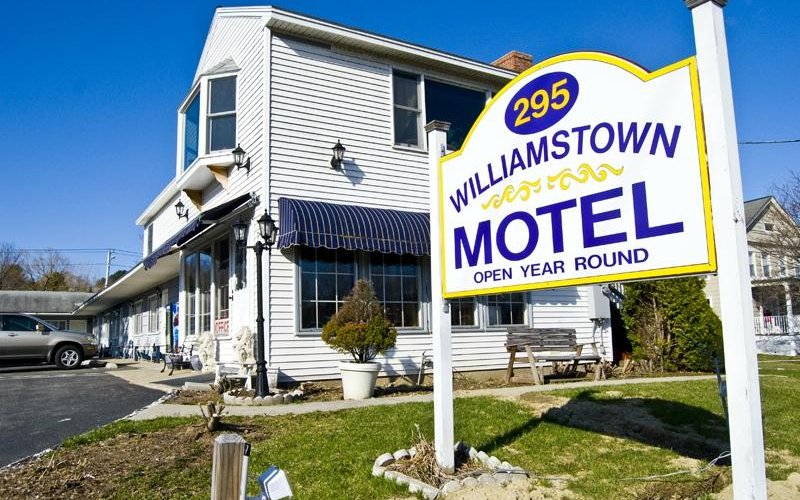 Sign Board with office in back