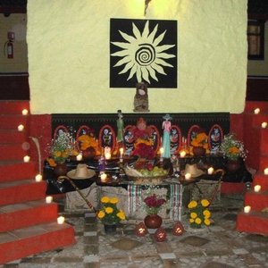                   Dias de Los mortes offering at the hotel
                
