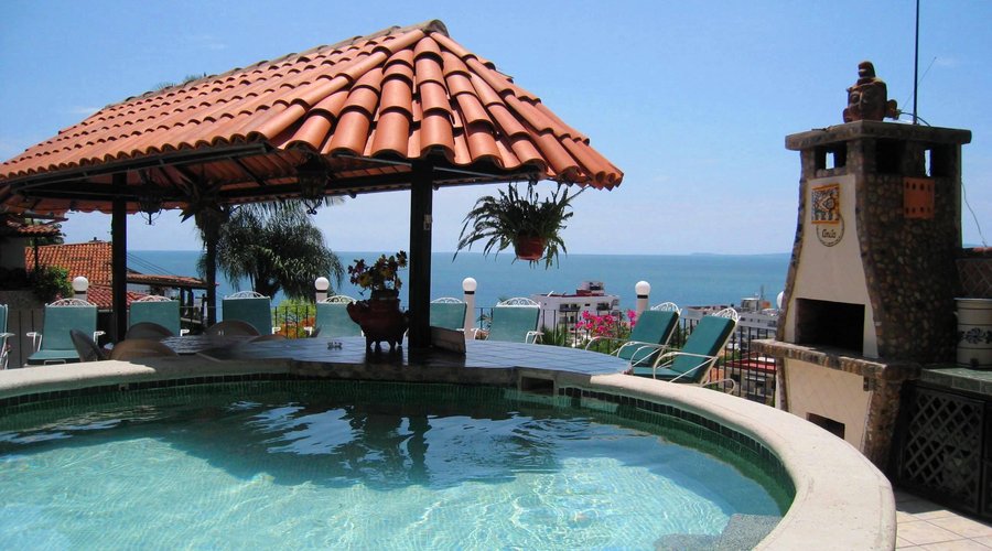 Pool deck at Casa Anita
