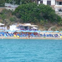 La spiaggia di Guidaloca dal mare
