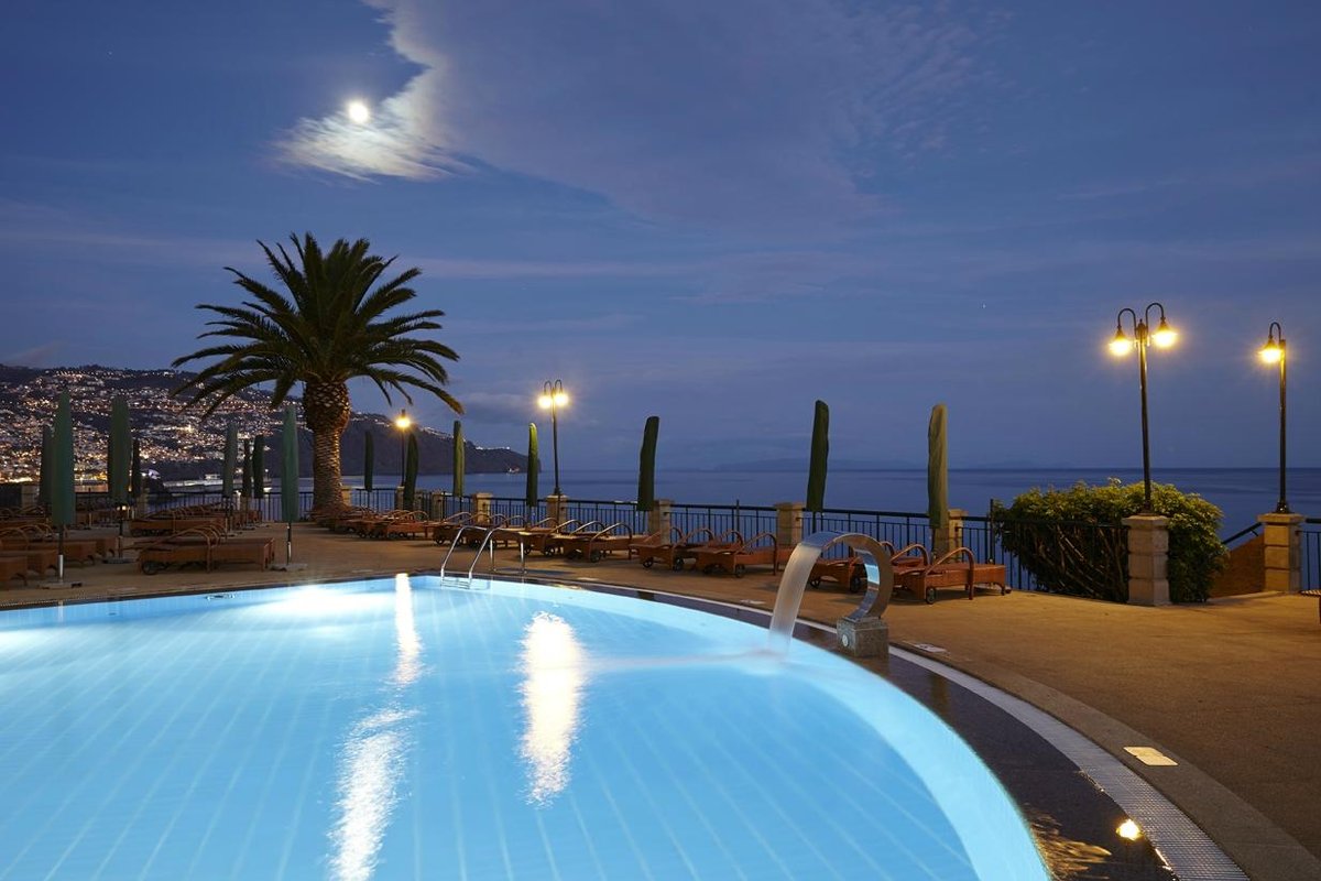 The Cliff Bay hotel by null