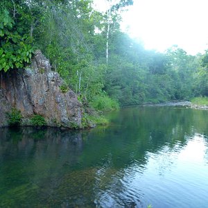                   The Rivier and Swimming hole
                
