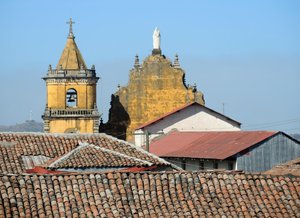 Hotel Real in Leon, image may contain: Bell Tower, Roof, Housing, Spire