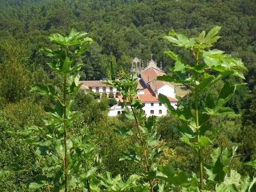 The Quinta from the top of Monte Franqueira.