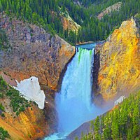 The Waterfall from Artists Point