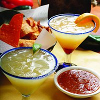 Limit-2 Margaritas and our unique chips and salsa