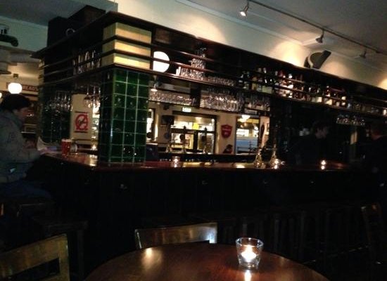                  The bar
                