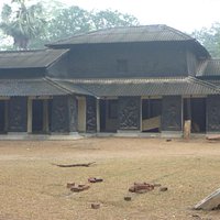 Kala Bhavan huts with murals