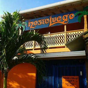                   the outside part of the hostel
                