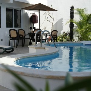 Terraza con alberca