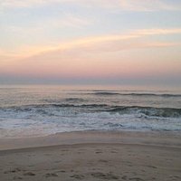 sunset in São Pedro beach