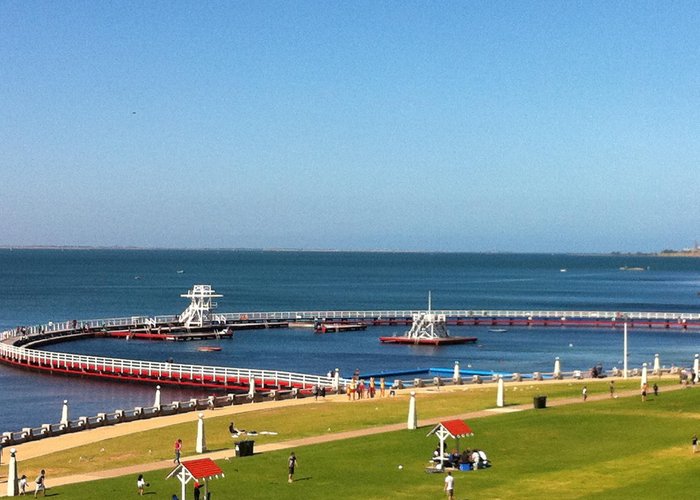                                     The sea view from the hill
                
              