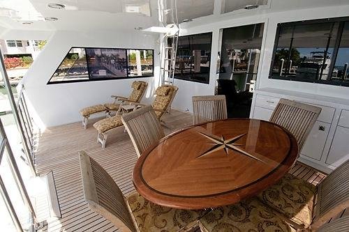 Aft deck with BBQ