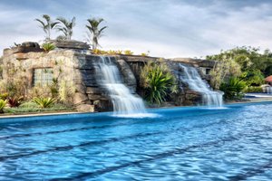 Piscina e praia