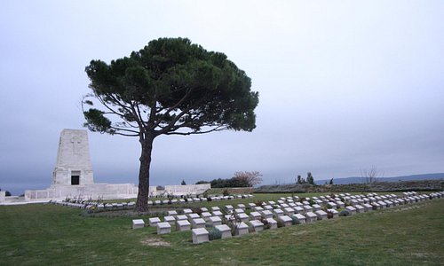                   The vaunted lone pine hill memorial
                