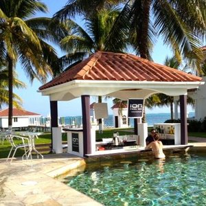                   Yacht club pool and swim up bar
                