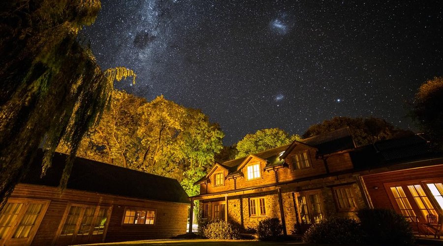                   Night view from garden
                