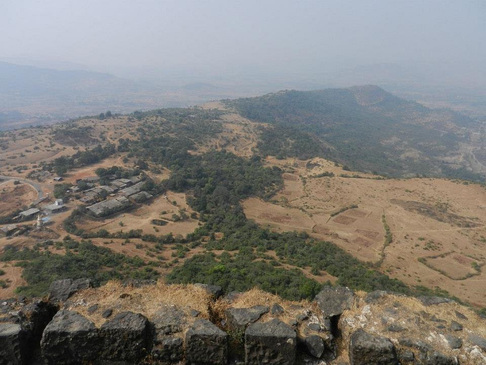 top view of kondana fort