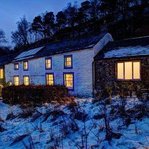 Lowthwaite B&B at dusk in the winter