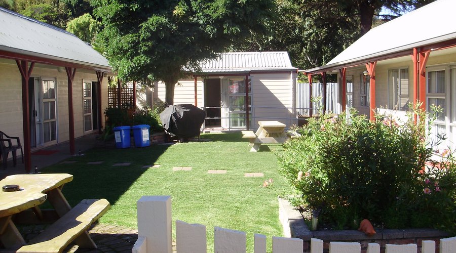Grass court yard