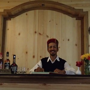 One of our friendly employees at the reception
