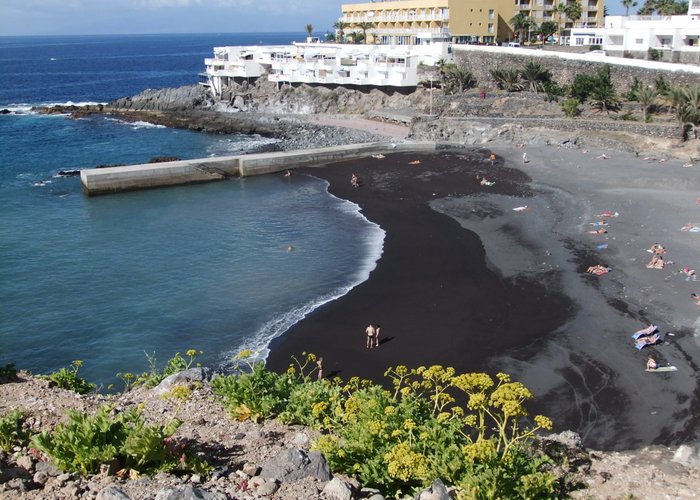                                     Playa de Ajabo von oben
                
                