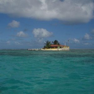                   Happy Island, from day trip on Mostly Harmless
                