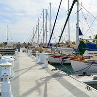 Sailing boats at Marina Cortez